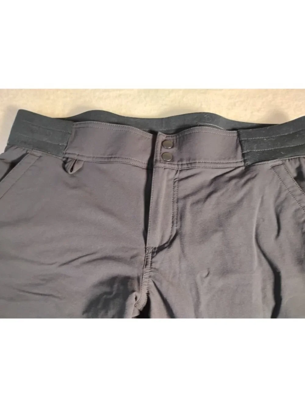 Duluth Trading Black Hills Slim Leg Womens Pant Water Repellent Hiking Size 12